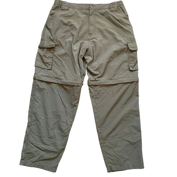 Dakota Grizzly Convertible Cargo Pants Men’s Size Large Green Outdoor Hiking - Picture 1 of 10